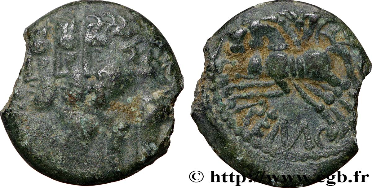GALLIA BELGICA - REMI (Area of Reims) Bronze REMO/REMO VF