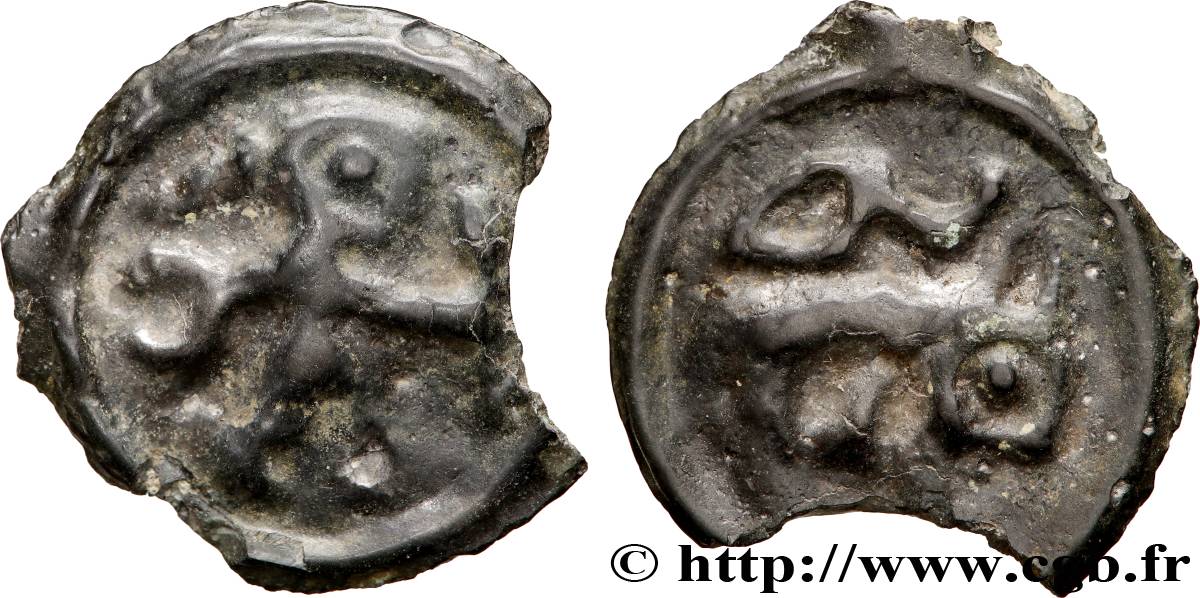 GALLIA BELGICA - REMI (Area of Reims) Potin au guerrier courant XF