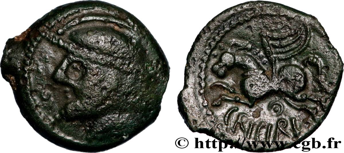 GALLIA BELGICA - SUESSIONES (Area of Soissons) Bronze CRICIRV AU