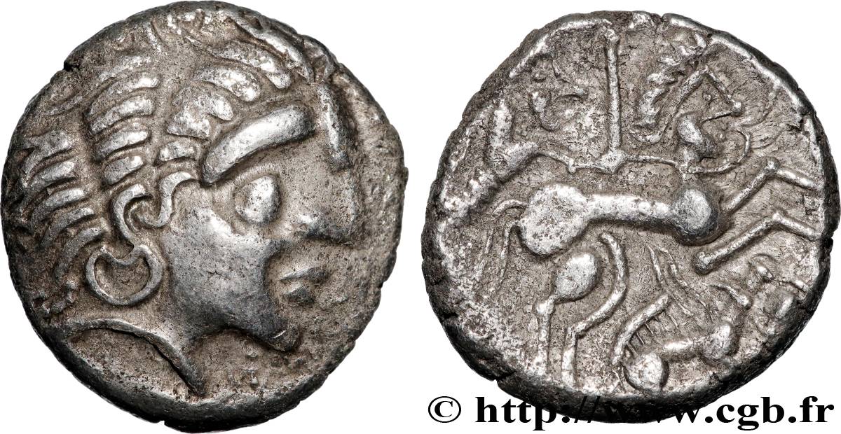 REDONS (Région de Rennes) Statère d argent au sanglier, classe II, var. 2 TTB+