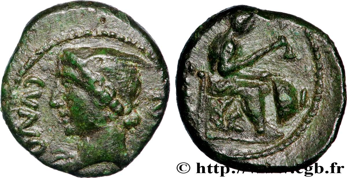 BRETAGNE - CATUVELLAUNI et TRINOVANTES Bronze CVNOBELINE au “Metal-Worker” TTB+