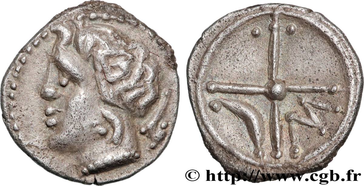 HISPANIA Tritartémorion - imitation de Marseille AU