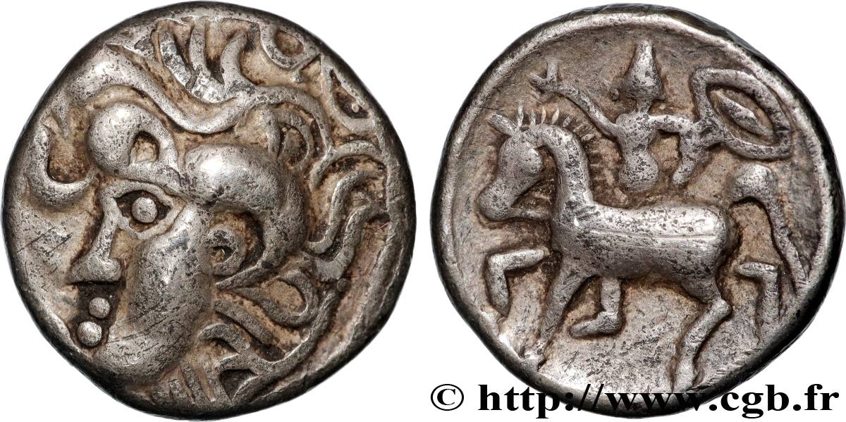 CELTS, EASTERN EUROPE Drachme XF