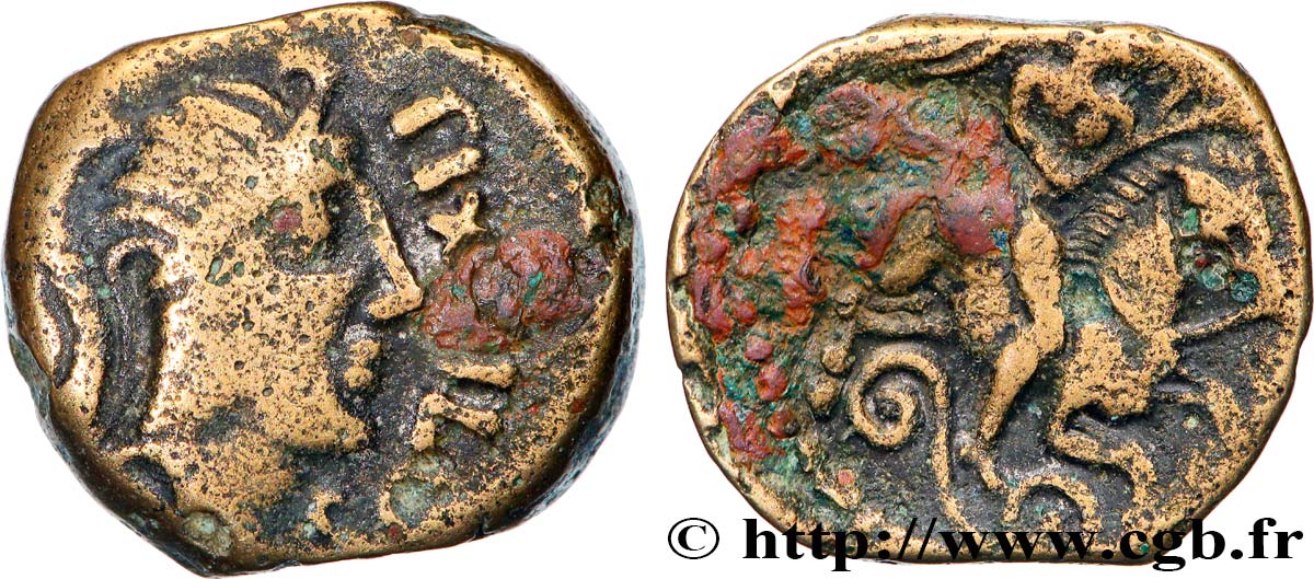 CARNUTES (Région de la Beauce) Bronze PIXTILOS classe VII au cavalier TB+