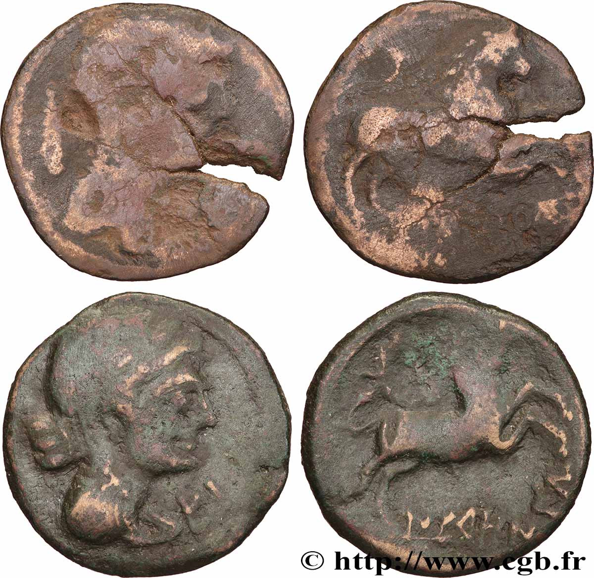 LOTS Lot de deux bronze Lot