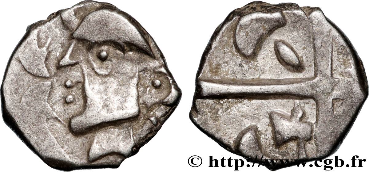 GALLIA - SOUTH WESTERN GAUL - VOLCÆ TECTOSAGES (Area of Toulouse) Drachme “à la tête cubiste”, S. 1 AU