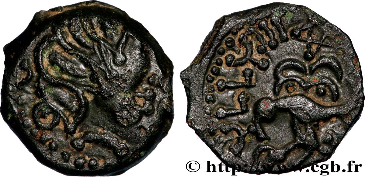 SÉNONS (région de Sens) Bronze YLLYCCI à l’oiseau, classe Va / Vc TTB+