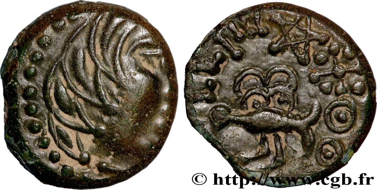SÉNONS (région de Sens) Bronze YLLYCCI à l’oiseau, classe IV TTB+