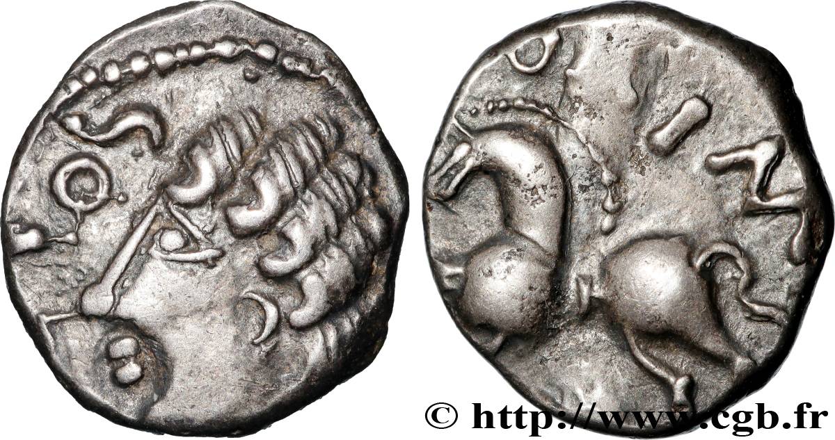 GALLIEN - BELGICA - LEUCI (Region die Toul) Denier SOLIMA/COLIMA VZ/fVZ
