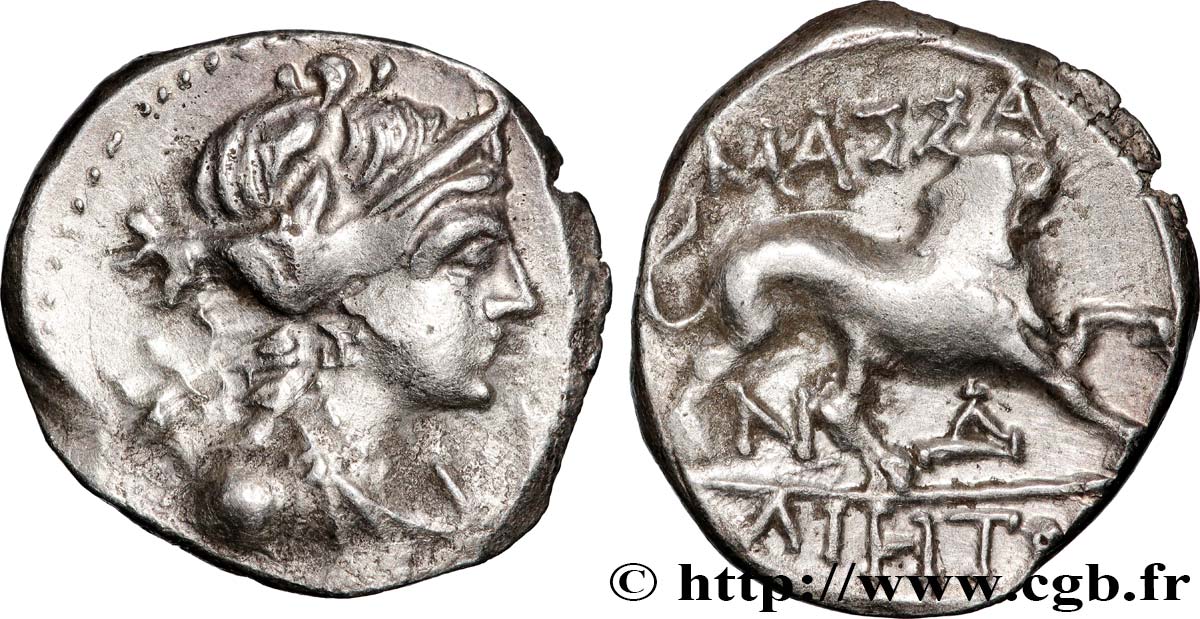 MASSALIA - MARSEILLES “Drachme légère” ou tétrobole AU