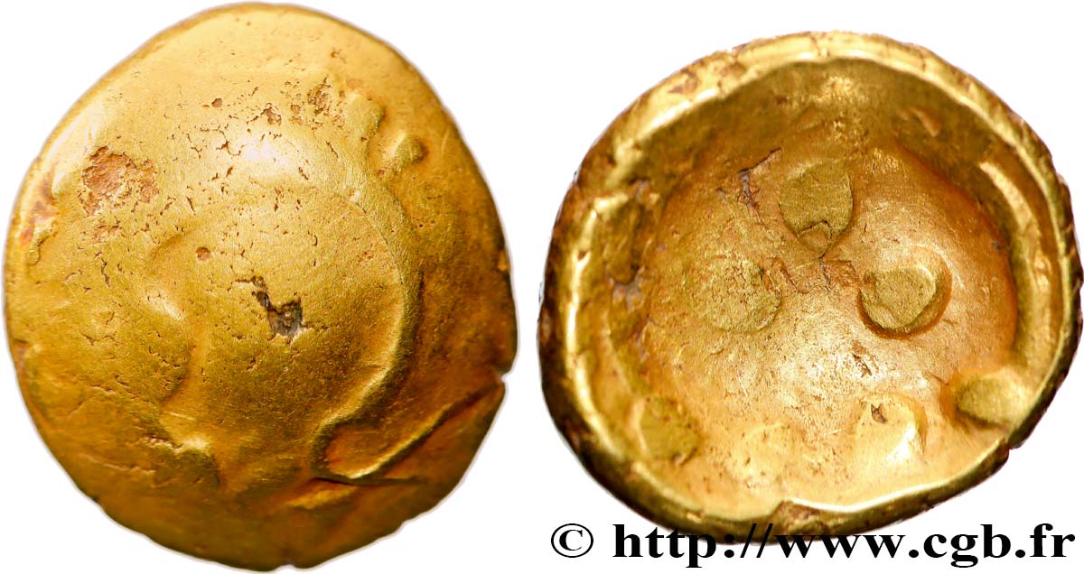 VINDELICI (Germania, currently South Germany) Statère d or  Regenbogenschüsselchen  Type II C VF/VF