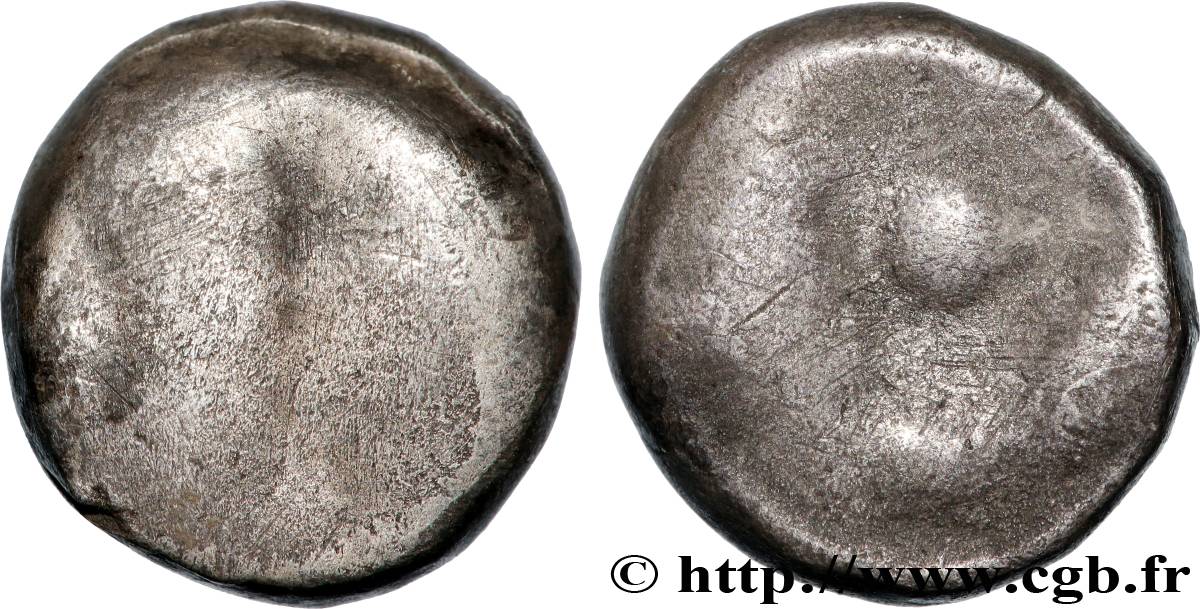 SUD-OUEST DE LA GAULE Drachme imitation de Rhodé, S. 483 TB