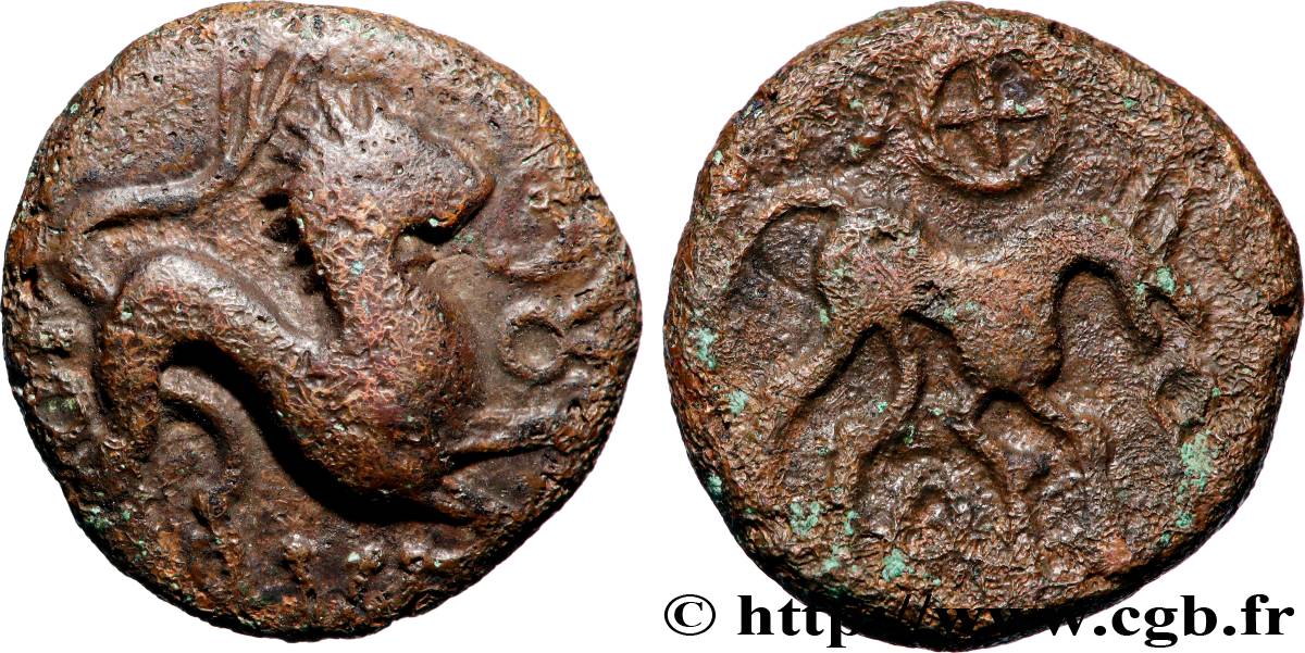 GALLIEN - BELGICA - NERVII (Belgien) Bronze VERCIO/VERCIO SS