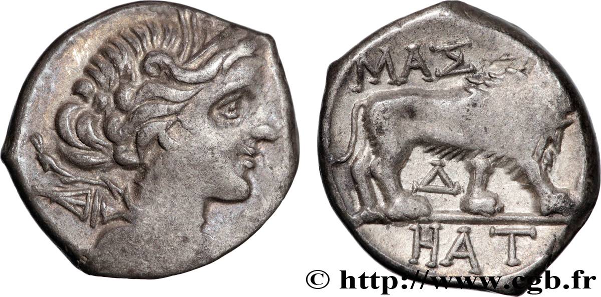 MASSALIA - MARSEILLES “Drachme légère” ou tétrobole q.SPL