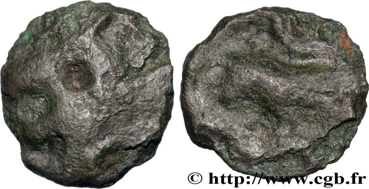 TURONES (Area of Touraine) Potin “à la tête diabolique” VF