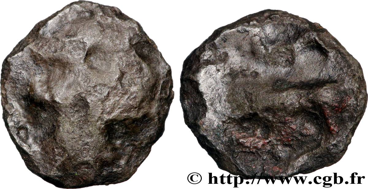 TURONS (Région de Touraine) Potin “à la tête diabolique” TB