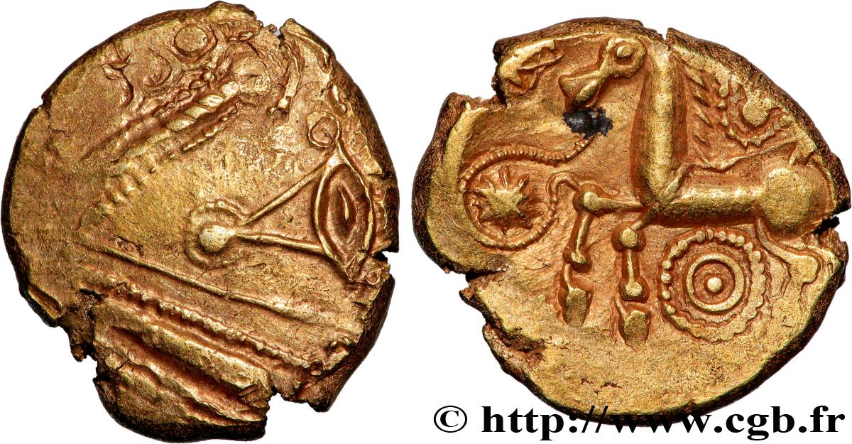 GALLIA BELGICA - REMI (Area of Reims) Statère à l œil, classe I AU