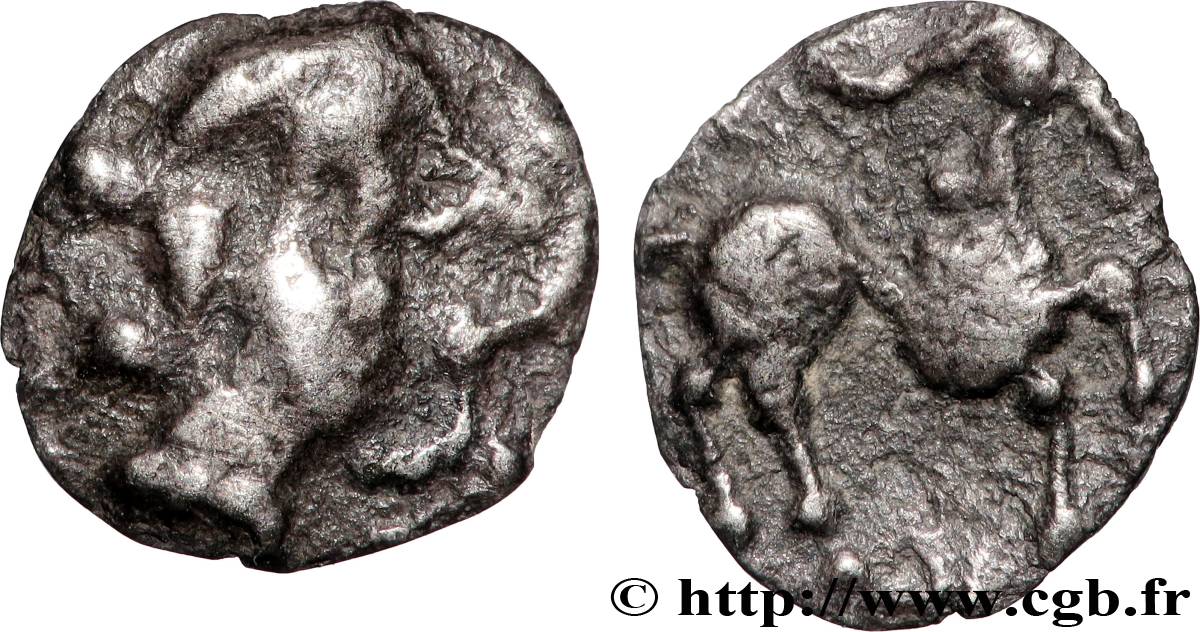 GALLIA - MID-WESTERN, UNSPECIFIED Obole au cheval AU
