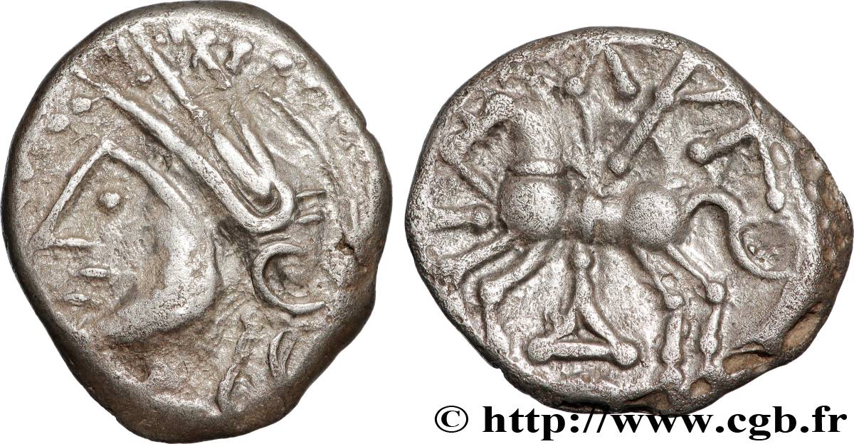 GALLIA BELGICA - LINGONES (Area of Langres) Denier KALETEDOY, B5 AU