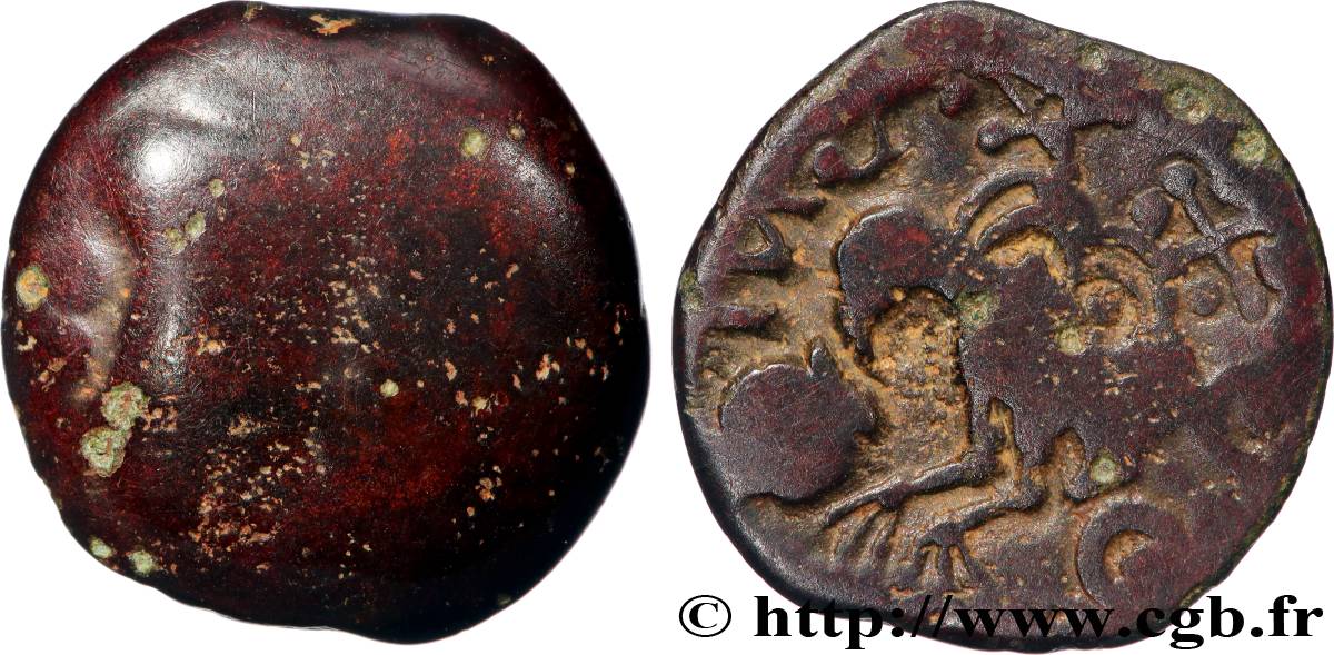 SÉNONS (région de Sens) Bronze INS à l’oiseau et au vase, classe VIII B/TB+