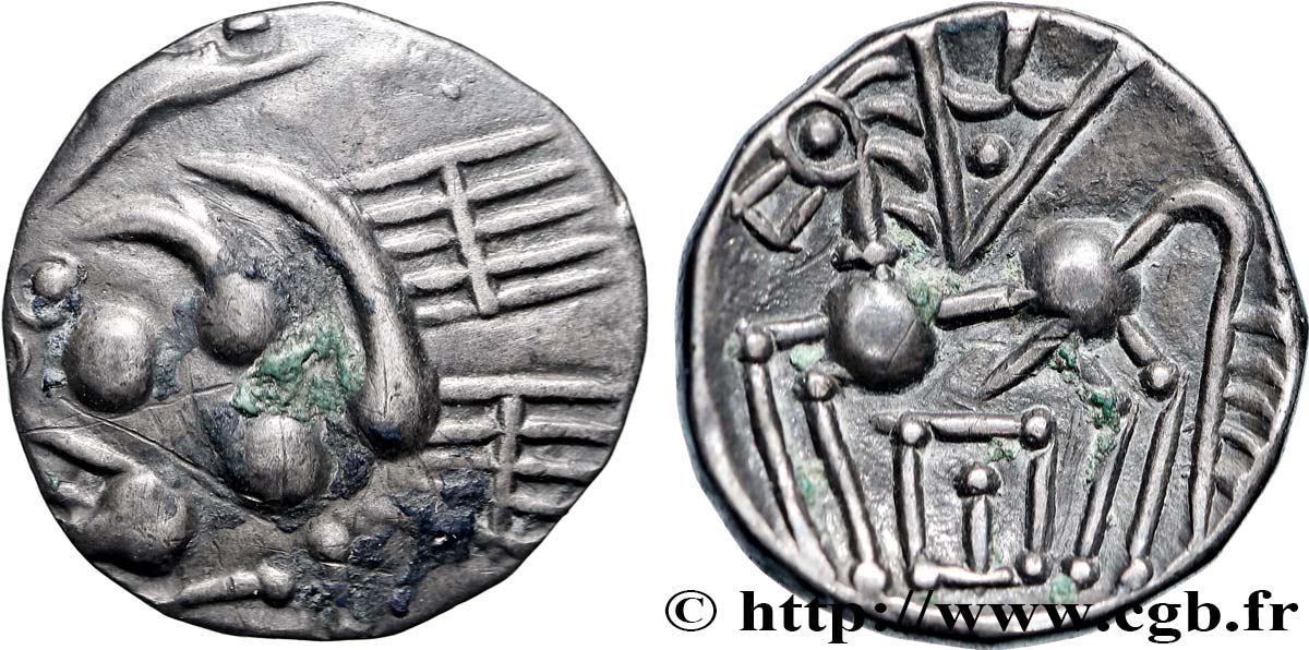 ELUSATES (Area of the Gers) Drachme “au cheval” AU/AU