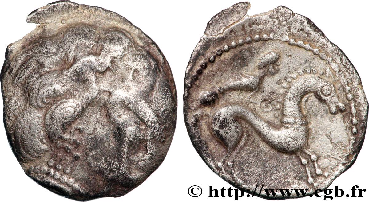 IMITATION EMPORITAINE dite du  Trésor de Bridiers  Drachme de Bridiers TB+/TTB