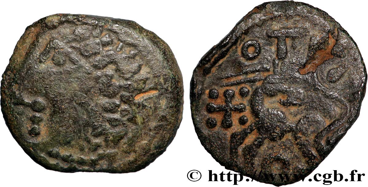 GALLIA BELGICA - LINGONES (Area of Langres) Bronze EKPITO XF