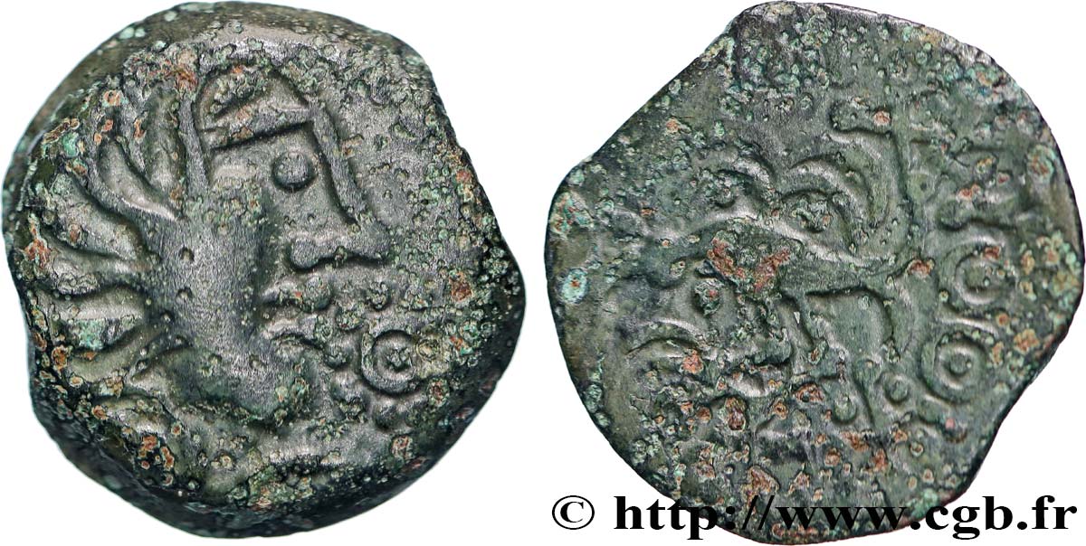 GALLIA SENONES (Regione di Sens) Bronze YLLYCCI à l’oiseau, classe Va / Vc BB/q.BB