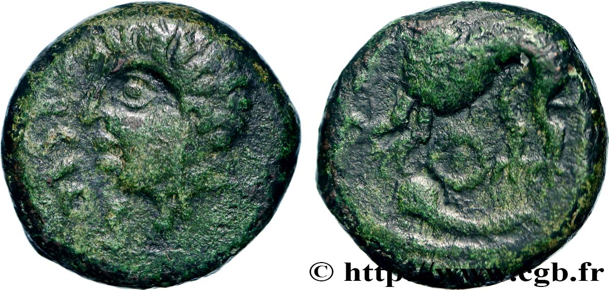 GALLIA BELGICA - REMI (Area of Reims) Bronze ATISIOS REMOS, classe I XF/VF