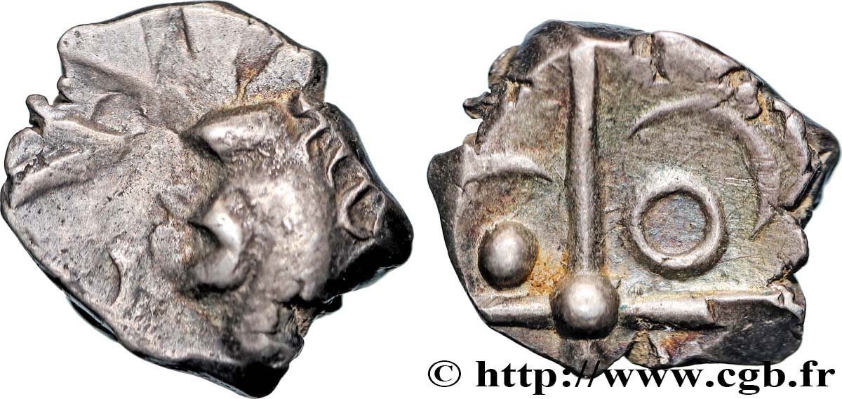 GALLIA - SOUTH-WESTERN GAUL - TOLOSATES (Area of Vieille-Toulouse) Drachme au panache, S. 76 AU