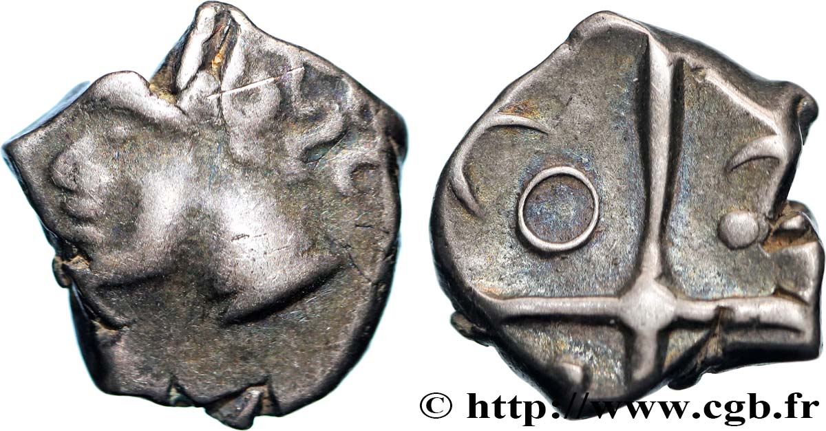 GALLIA - SOUTH-WESTERN GAUL - TOLOSATES (Area of Vieille-Toulouse) Drachme au panache, S. 76 XF/AU