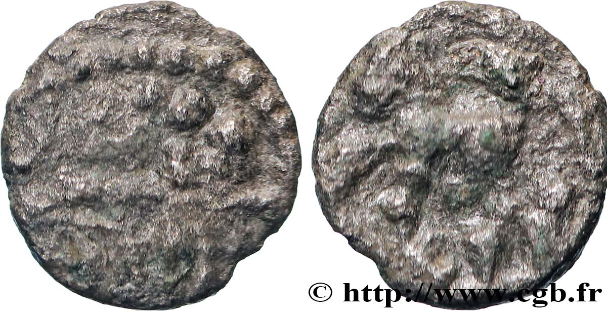 GALLIA - SANTONES / MID-WESTERN, Unspecified Obole au cheval et aux annelets XF