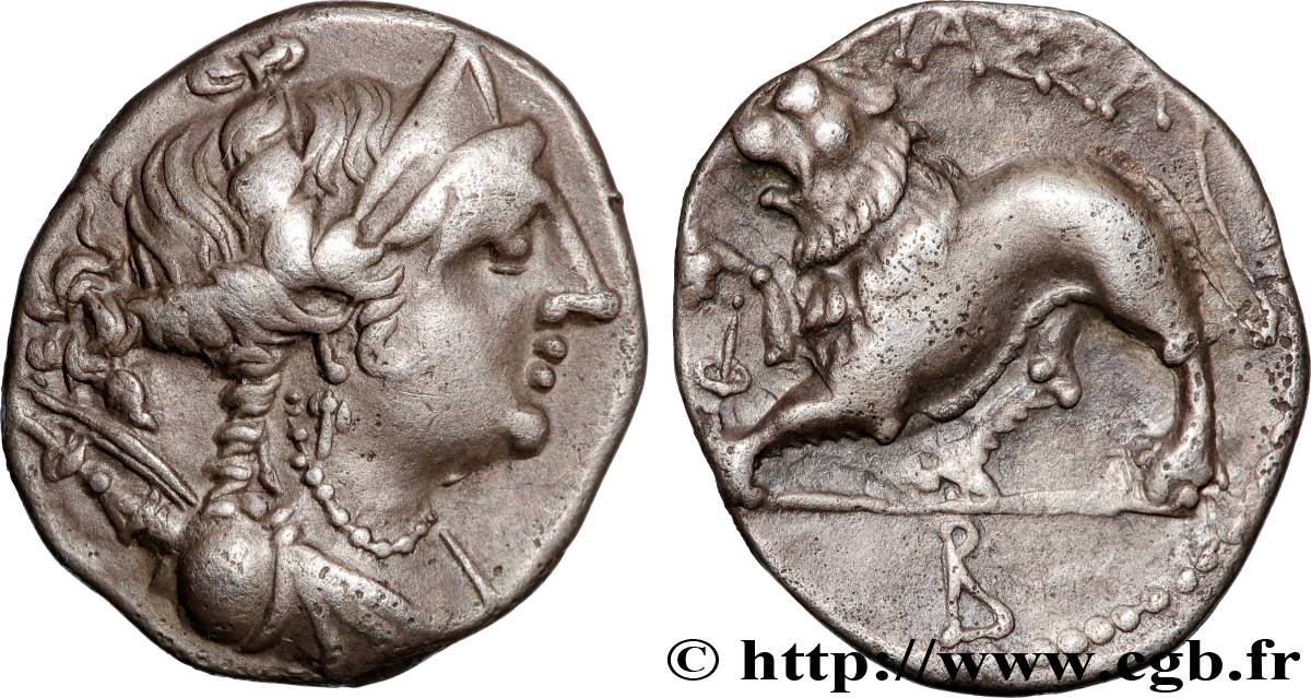MASSALIA - MARSEILLE “Drachme légère” ou tétrobole, lion à gauche SUP/TTB+