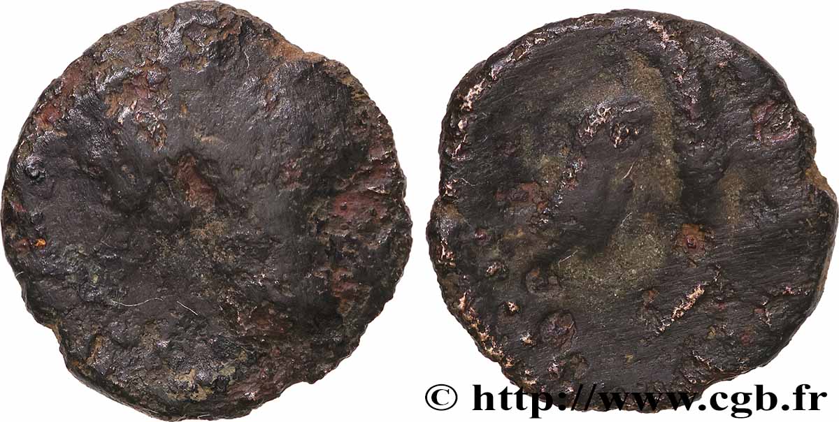 GALLIA - VOLCÆ ARECOMICI (Area of Nîmes) Bronze AR / VOLC, à l aigle VG/VF
