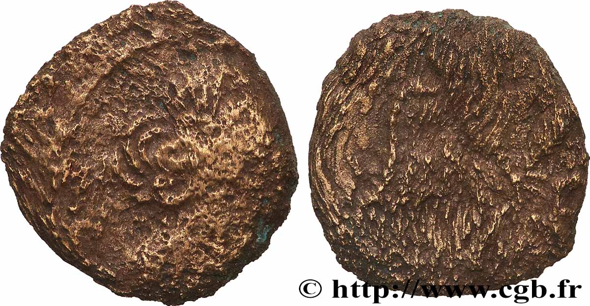 GALLIA - VOLCÆ ARECOMICI (Area of Nîmes) Bronze AR / VOLC, à l aigle VF/VG