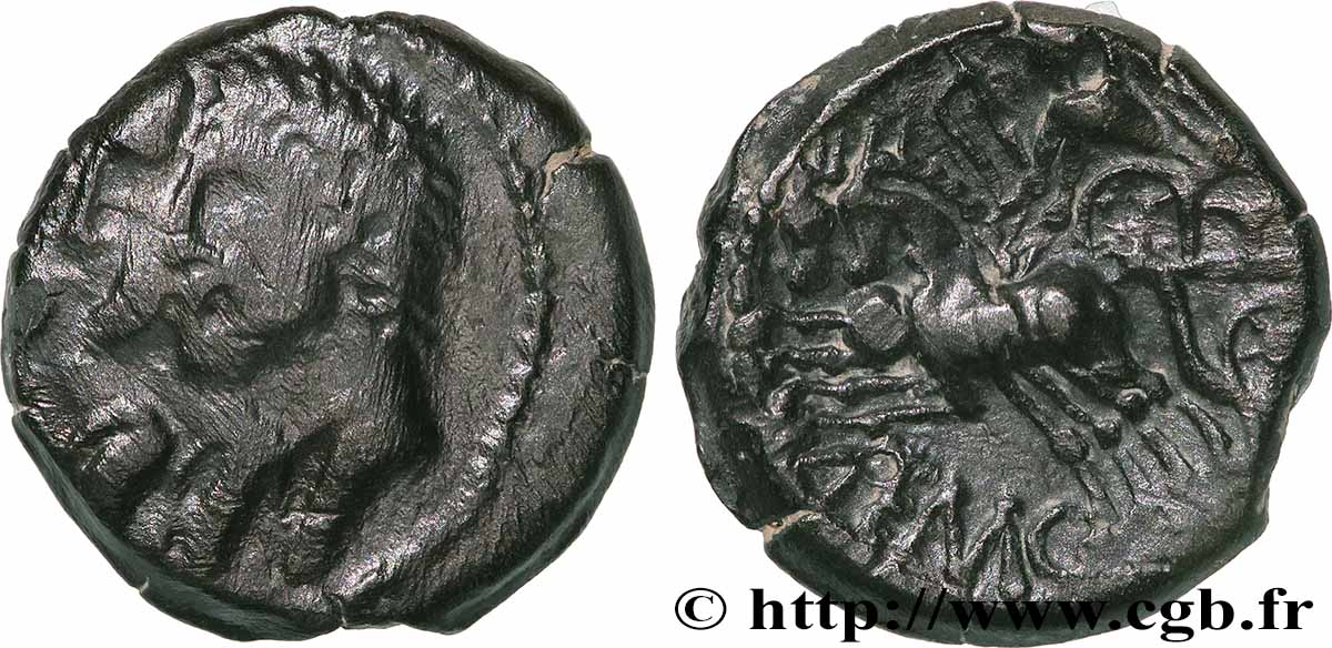 GALLIA BELGICA - REMI (Area of Reims) Bronze REMO/REMO VF/AU