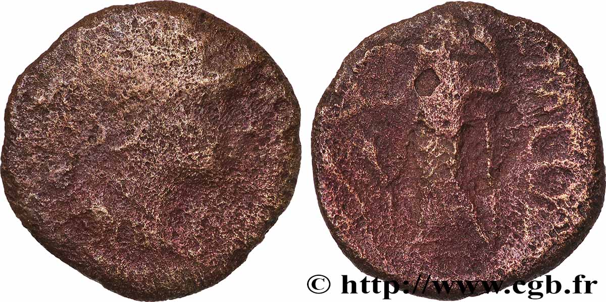 NEMAUSUS - NÎMES Bronze NEM COL (semis) VF