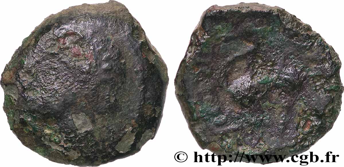 GALLIA - ARVERNI (Area of Clermont-Ferrand) Bronze IIPOS à l’échassier VF