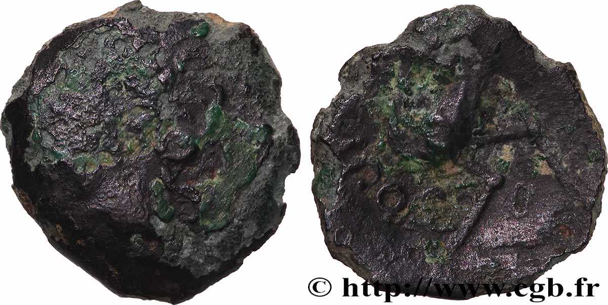 GALLIA - ARVERNI (Area of Clermont-Ferrand) Bronze IIPOS à l’échassier VF