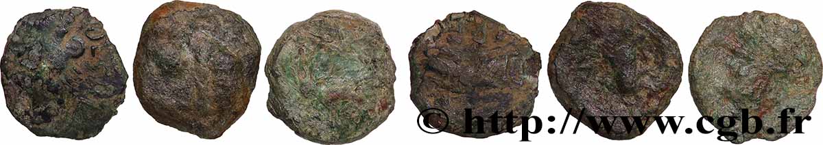 LOTS Lot de 3 monnaies gauloises lot