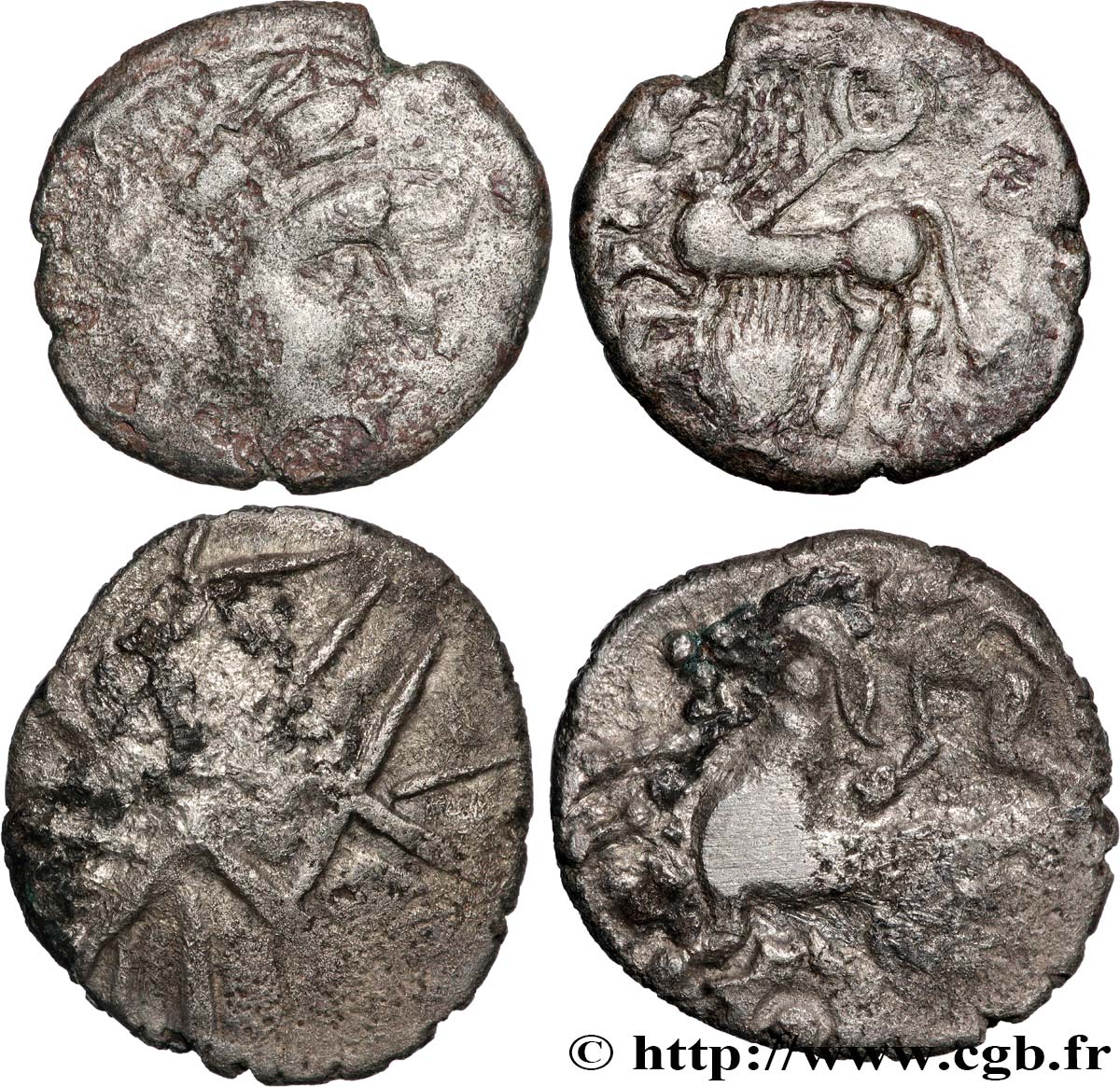 LOTS Lot de 2 monnaies gauloises lot