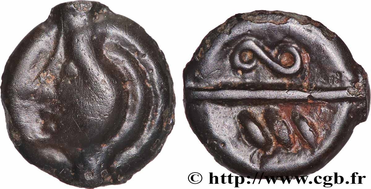 BELLOVAQUES (Région de Beauvais) Potin aux chevrons, classe Ib TTB+