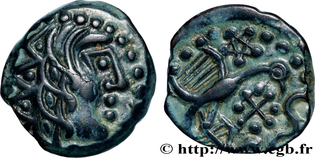 GALLIA - CARNUTES (Beauce area) Bronze “aux oiseaux et au serpent” AU