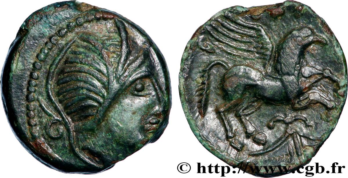 GALLIEN - CARNUTES (Region die Beauce) Bronze PIXTILOS classe VI au griffon courant VZ/fVZ