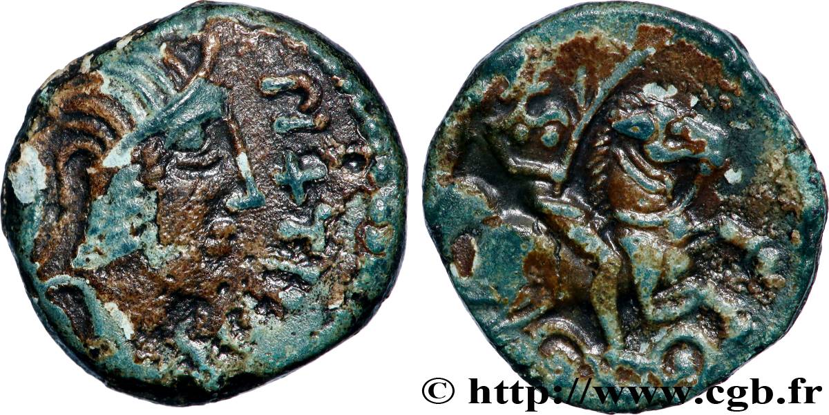 CARNUTES (Région de la Beauce) Bronze PIXTILOS classe VII au cavalier TTB+