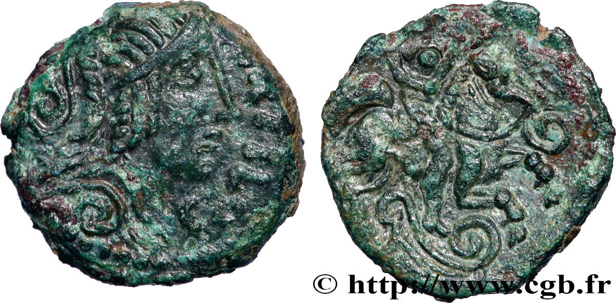 CARNUTES (Région de la Beauce) Bronze PIXTILOS classe VII au cavalier TTB+