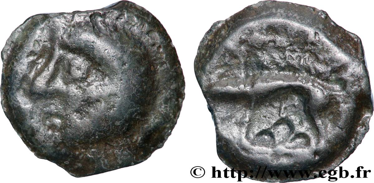 HAUTE ET MOYENNE SEINE Potin à la tête chauve TTB+