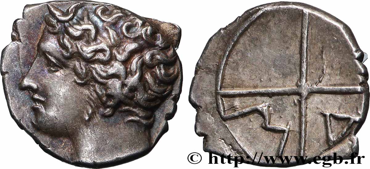 MASSALIA - MARSEILLE Obole MA, tête à gauche SUP