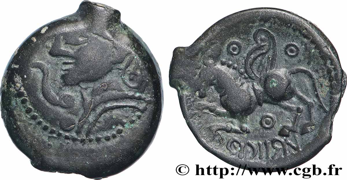 SUESSIONS (région de Soissons) Bronze CRICIRV TB+/TTB