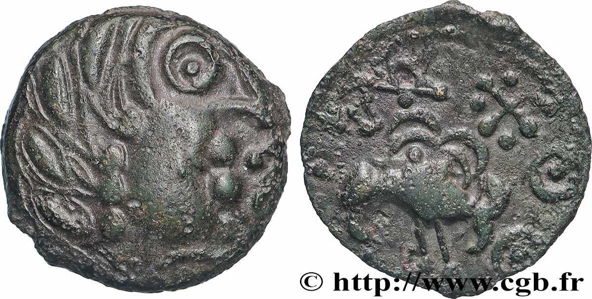 SÉNONS (région de Sens) Bronze YLLYCCI à l’oiseau, classe VI TTB+